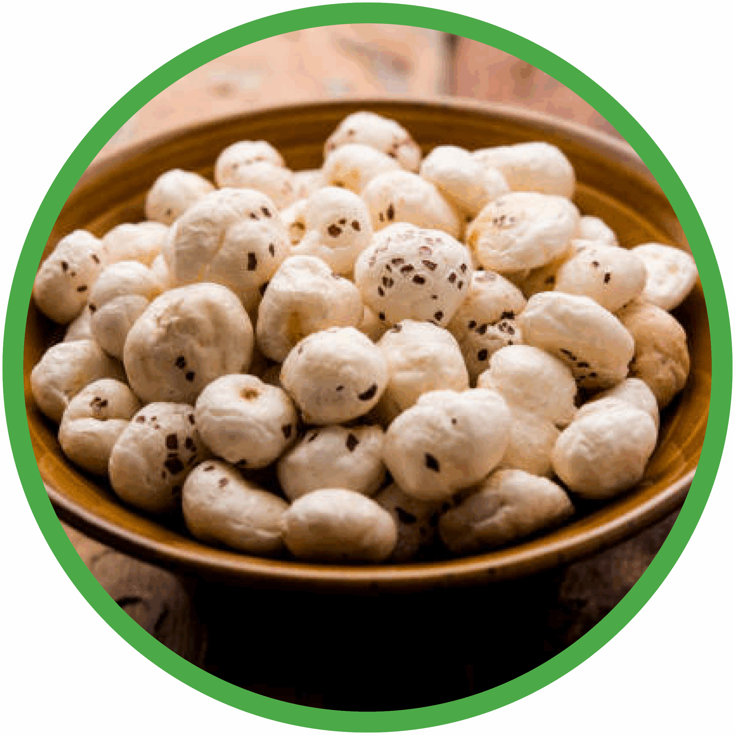 Premium Makhana – Grade 6 (19+ mm, Super Large)