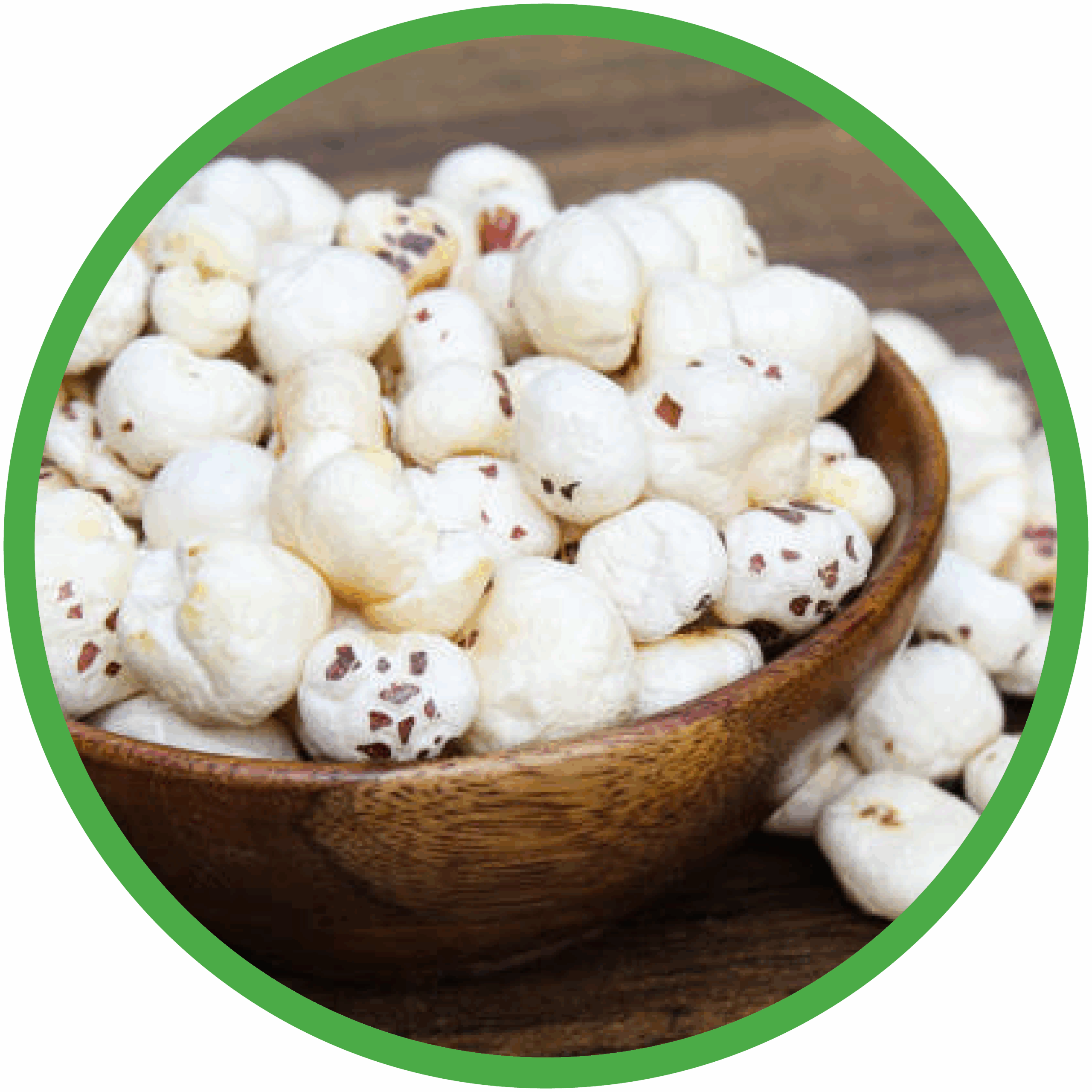 Premium Makhana – Grade 4 (15.8+ mm, Medium Large)